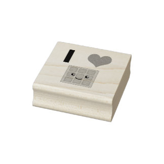 I Love Waffles Rubberstempel