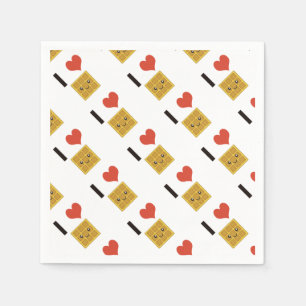 I Love Waffles Servet