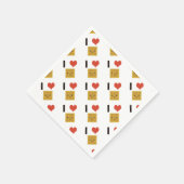 I Love Waffles Servet (Hoek)