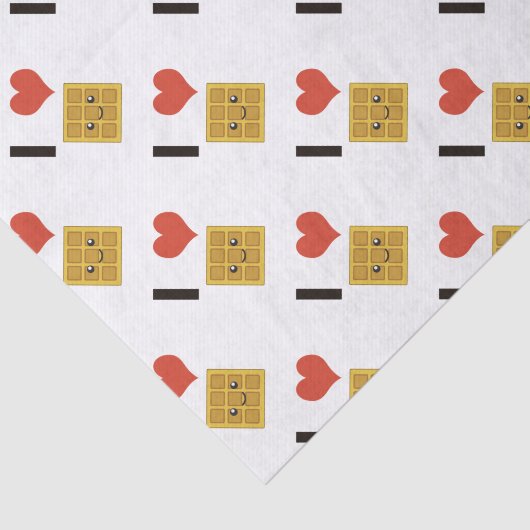 I Love Waffles Tissuepapier (Detail)