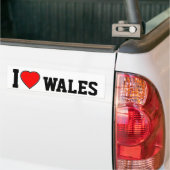 I Love Wales Bumpersticker (Op Truck)