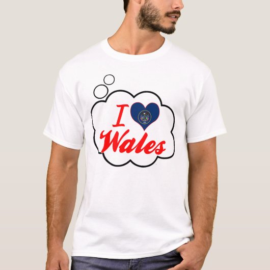 I Love Wales, Utah T-shirt (Voorkant)