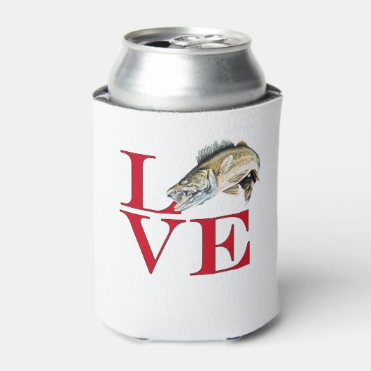 I Love Walleye Blikjeskoeler (Blikje Voorkant)