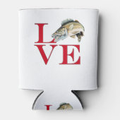 I Love Walleye Blikjeskoeler (Voorkant)