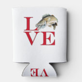 I Love Walleye Blikjeskoeler (Achterkant)