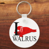 I Love Walrus Sleutelhangers (Voorkant)