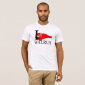 I Love Walrus T-shirts (Voorkant volledig)