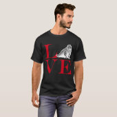 I Love Walruses - Donkerkleurig T-shirt (Voorkant volledig)