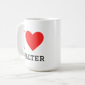 I love walter koffiemok (Voorkant links)