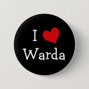 I Love Warda Ronde Button 5,7 Cm