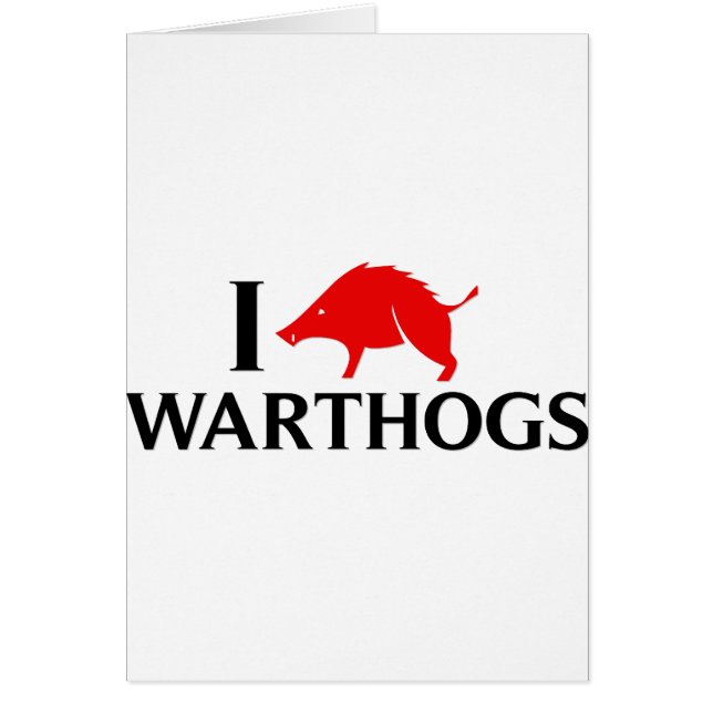 I Love Warthogs (Voorkant)