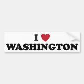 I Love Washington Bumpersticker (Voorkant)