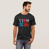 I Love Washington D C District of Columbia T-shirt (Voorkant volledig)