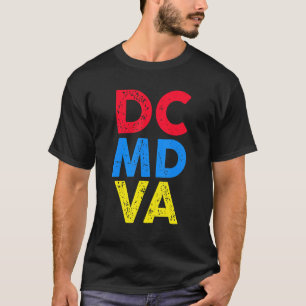 I Love Washington D C DMV Native 2 T-shirt