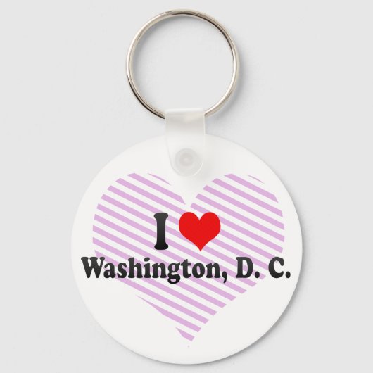 I Love Washington D.C., Verenigde Staten Sleutelhanger (Voorkant)