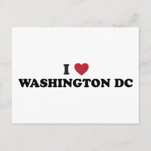 I Love Washington DC Briefkaart