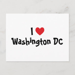 I Love Washington DC Briefkaart