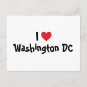 I Love Washington DC Briefkaart (Voorkant)