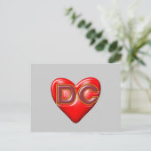 I Love Washington DC Briefkaart (Staand voorkant)