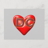 I Love Washington DC Briefkaart (Voorkant)