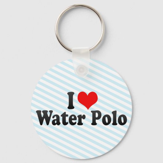I Love Water Polo Sleutelhanger (Voorkant)