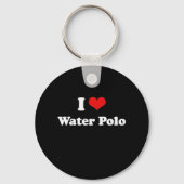 I Love Water Polo Tshirt Sleutelhanger (Voorkant)