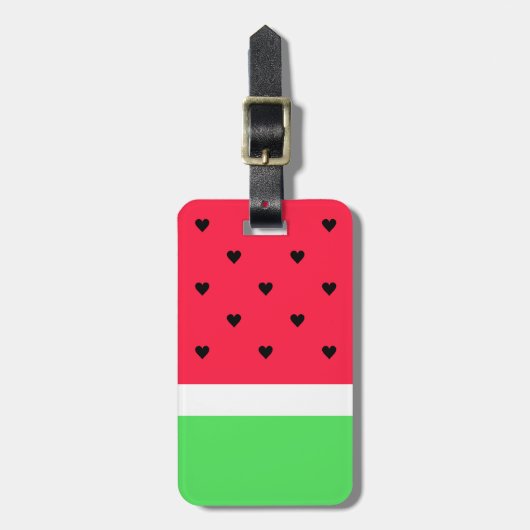 I Love Watermelon Bagagelabel (Voorkant verticaal)
