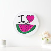 I Love Watermelon Grote Klok (Huis)