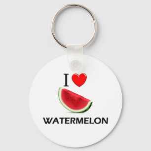 I Love Watermelon Sleutelhanger