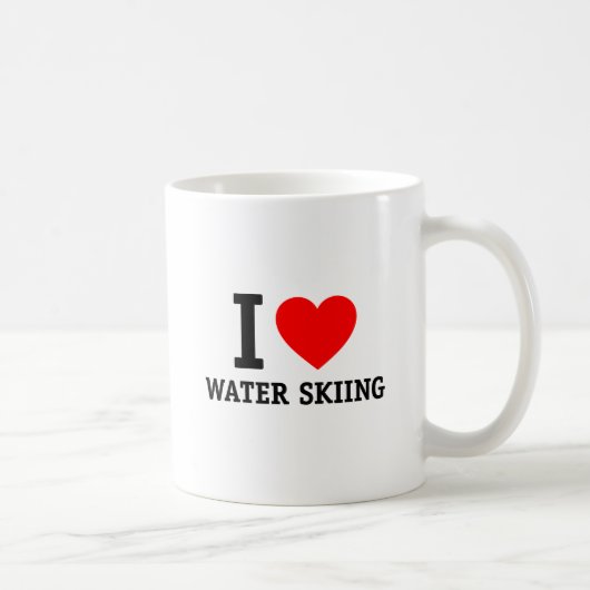 I Love Waterskiing Koffiemok (Rechts)