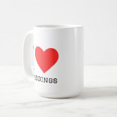 I love weddings  koffiemok (Voorkant links)