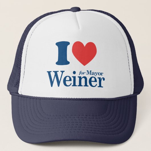 I Love Weiner Trucker Pet (Voorkant)