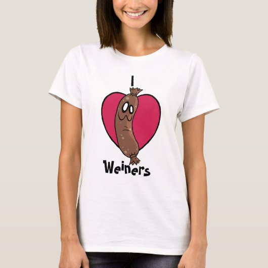 I Love Weiners Top (Voorkant)