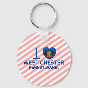 I Love West Chester, PA Sleutelhanger
