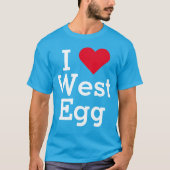 I Love West Egg T-shirt (Voorkant)