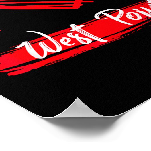 I Love West Int I Heart West Int  Poster (Hoek)