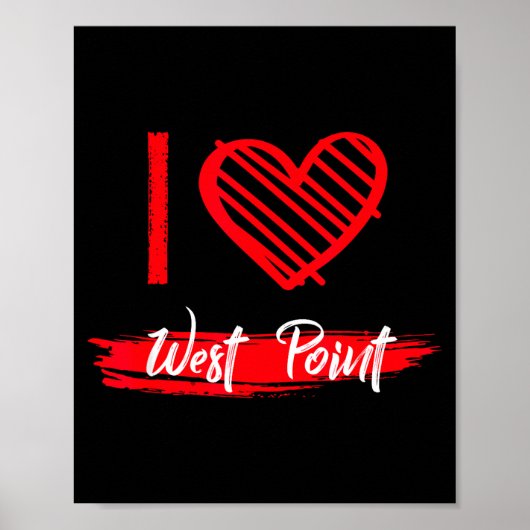 I Love West Int I Heart West Int  Poster (Voorkant)