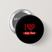 I Love West Int I Heart West Int Ronde Button 5,7 Cm (Voorkant /achterkant)