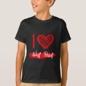 I Love West Int I Heart West Int  T-shirt (Voorkant)