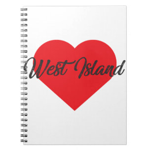 I Love West Island - Cocos Islands Notitieboek