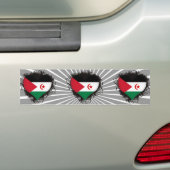  I Love Western Sahara Bumpersticker (Op auto)