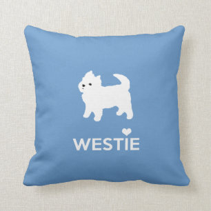 I Love Westie Dogs - West Highland White Terrier Kussen