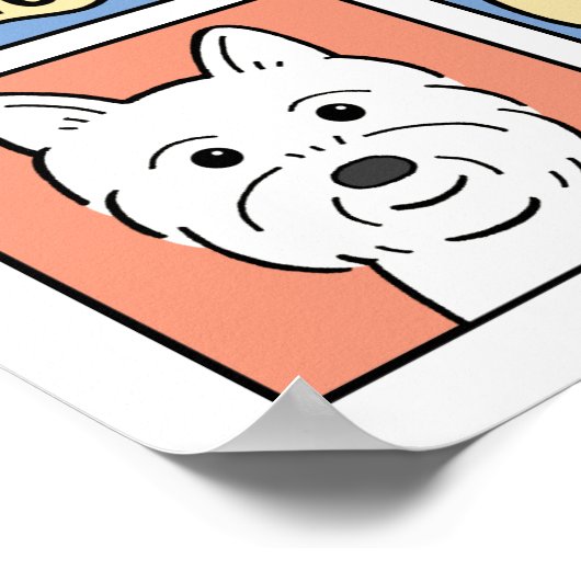 I Love Westies Poster (Hoek)