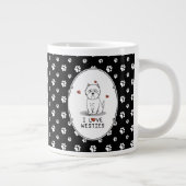 I Love Westies - West Highland White Terriers Cute Grote Koffiekop (Rechts)