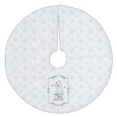 I Love Westies - West Highland White Terriers Fleece Kerstboom Rok (Voorkant)