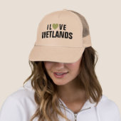 I Love Wetlands™ Trucker Hat Pet (In situ)