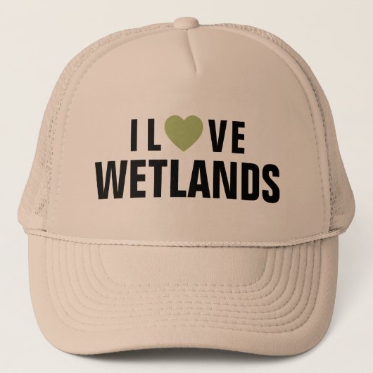 I Love Wetlands™ Trucker Hat Trucker Pet (Voorkant)