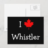 I Love Whistler Briefkaart (Voorkant / Achterkant)