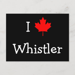 I Love Whistler Briefkaart