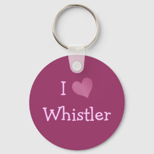 I Love Whistler Sleutelhanger